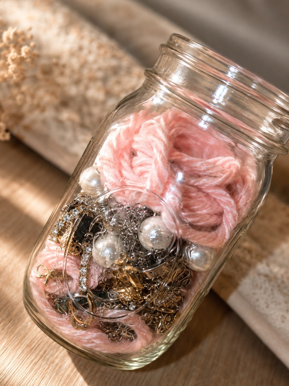 Mystery Jewelry Jar 40+ pieces